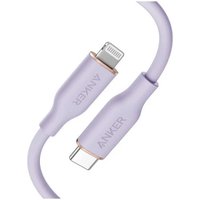 Кабель Anker PowerLine III Flow 641 A8662 USB Type-C - Lightning 60W (0.9 м, сиреневый)