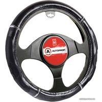 Оплетка на руль Autoprofi GL-1025 BK.WOOD (M) (черный)