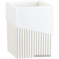 Стакан для зубной щетки и пасты Perfecto Linea 35-618302 (белый)