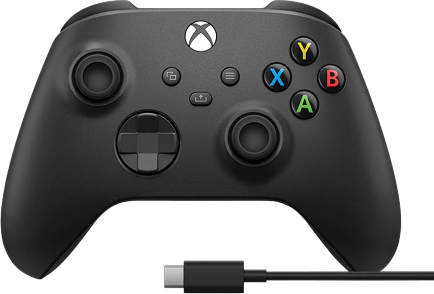 

Геймпад Microsoft Xbox + USB-C кабель (черный)