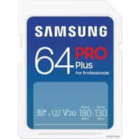 Карта памяти Samsung PRO Plus 2023 SDXC 64GB