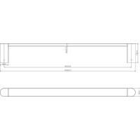 Держатель для полотенца Lauter 21TS3006 (Matt Black)