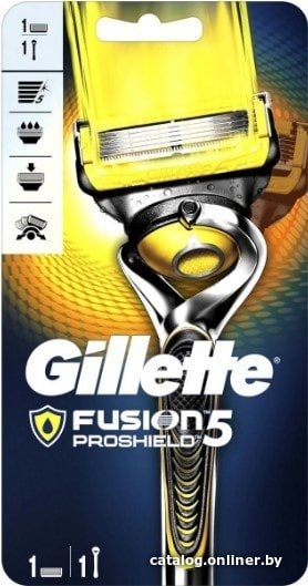 Бритвенный станок Gillette Fusion5 Proshield 1 сменная кассета 7702018412815