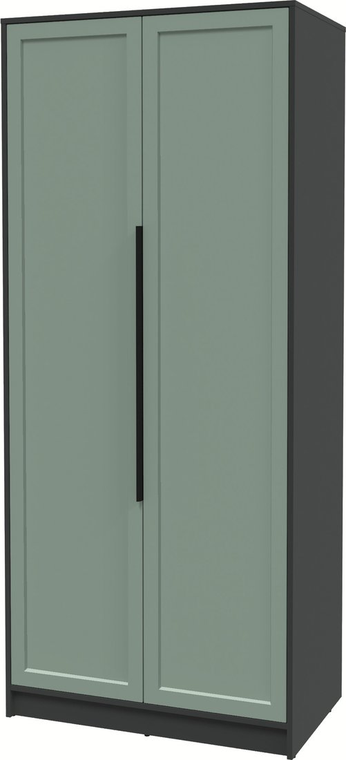 

Шкаф распашной Интерлиния Концепт Тренд КТ-Ш2 (антрацит/мята)