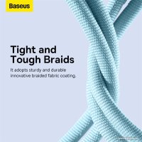 Кабель Baseus Crystal Shine USB Type-A - Lightning (2 м, голубой)