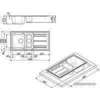 Кухонная мойка Smeg LZ102A2