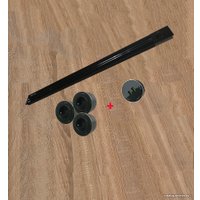 Трековая розетка AVEL шинопровод 100 см + 3 розетки + 1 USB (черный) в Гомеле