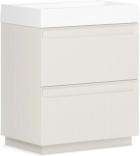 

Belux Тумба под умывальник Базель Н 70-02 (180, светлый миндаль матовый)