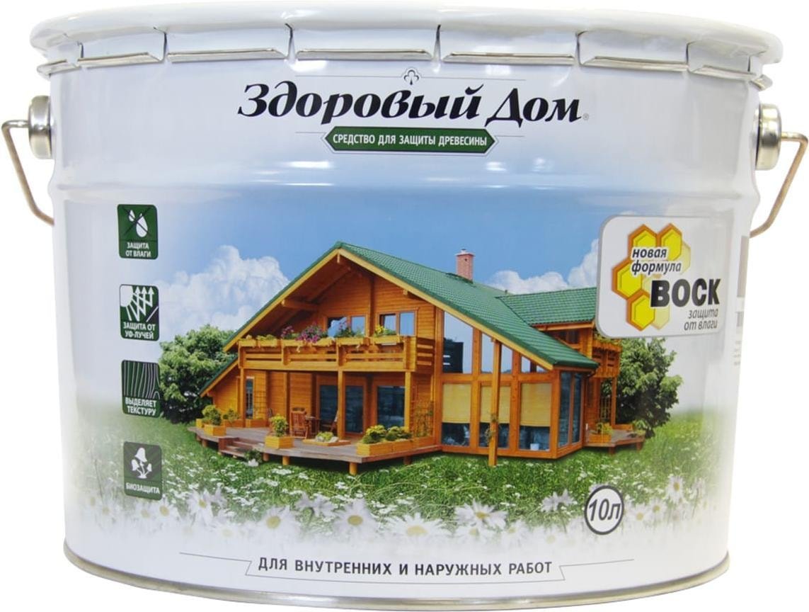 

Пропитка Здоровый дом 10 л (махагон)