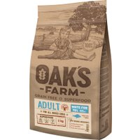 Сухой корм для собак Oak's Farm Беззерновой для взрослых собак всех пород. Белая рыба (2 кг)