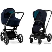 Универсальная коляска Cybex Priam IV (2 в 1, midnight blue/matt black)