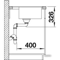 Кухонная мойка Blanco Dalago 45-F (кофе) [517171]