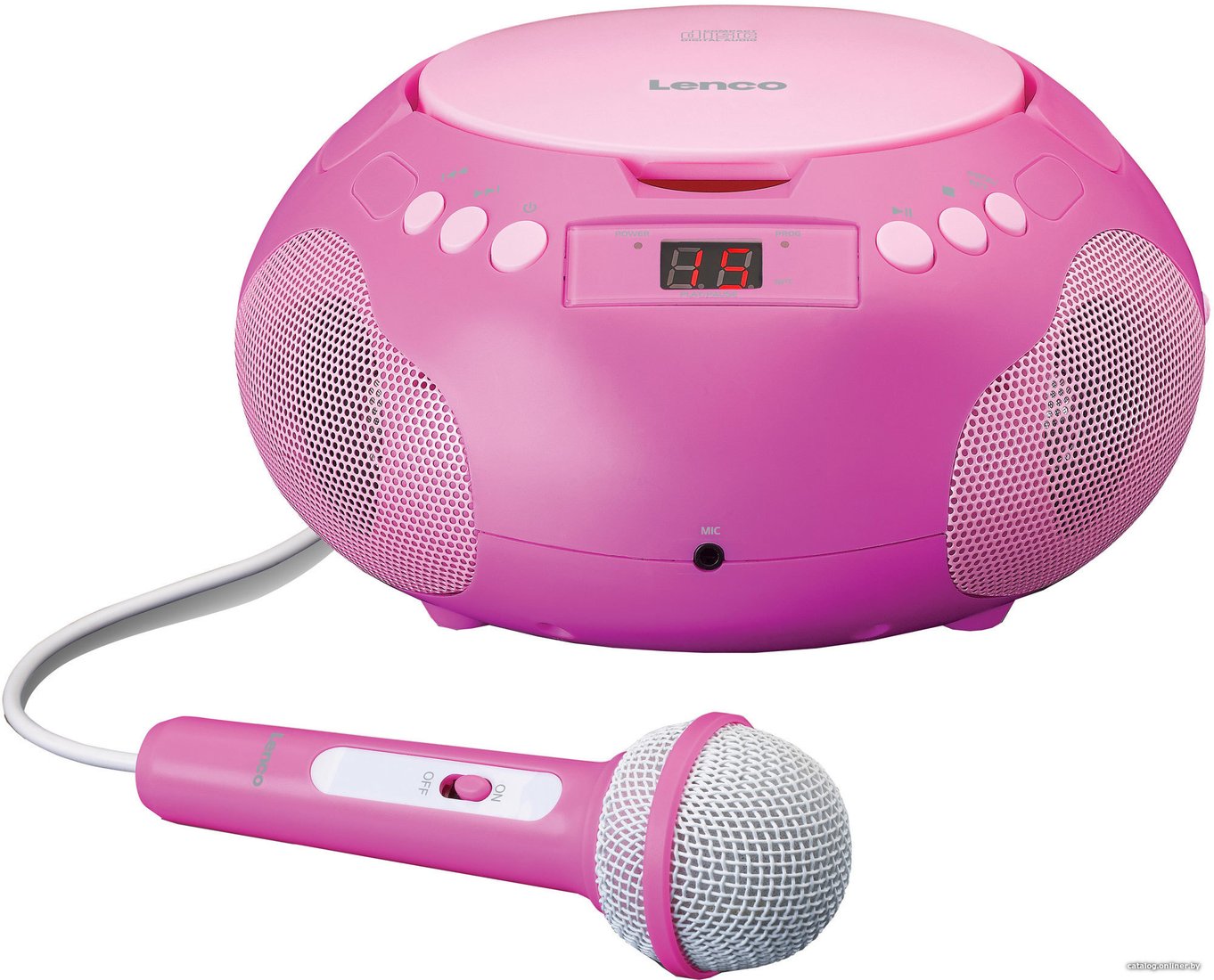 Магнитола Lenco SCD-620PK (розовый)