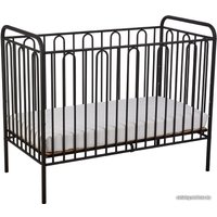 Классическая детская кроватка Polini Kids Vintage 110 (черный матовый)