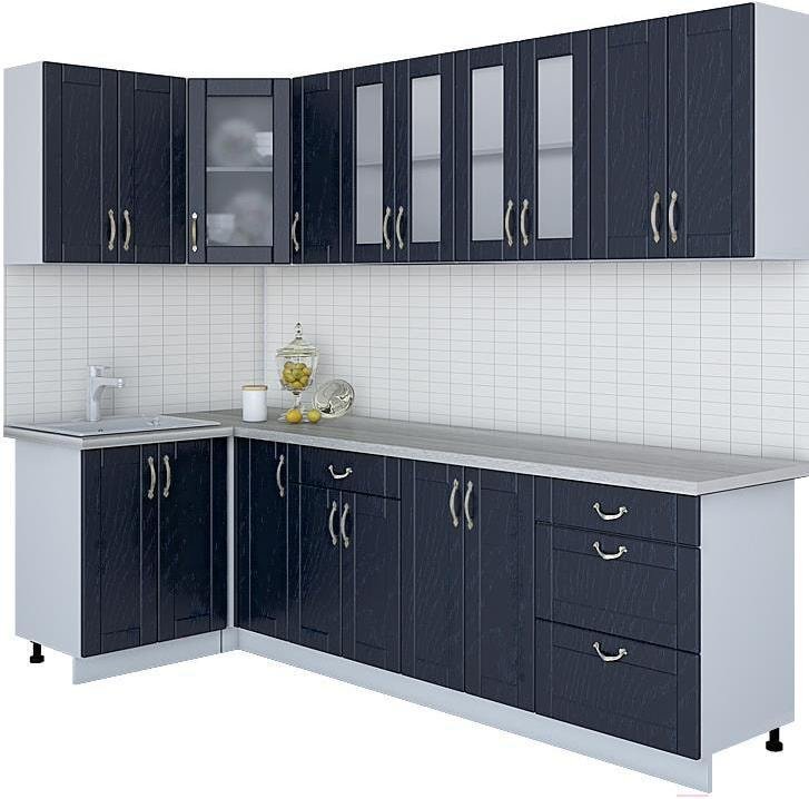 

Готовая кухня Интерлиния Мила Крафт 1.2x2.7 (дуб королевский)