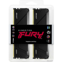 Оперативная память Kingston FURY Beast RGB 4x32ГБ DDR4 3600 МГц KF436C18BB2AK4/128 в Борисове