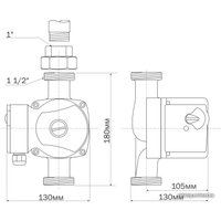 Циркуляционный насос Aquario AC 254-180