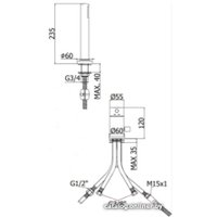 Смеситель Paffoni Light LIG048NO