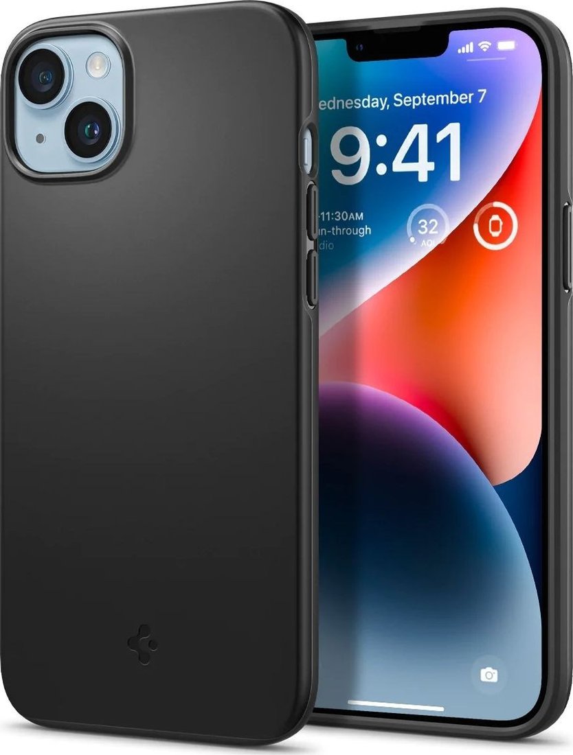 

Чехол для телефона Spigen Thin Fit для iPhone 14 Plus ACS04773 (черный)