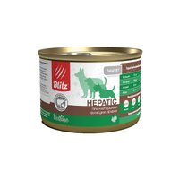 Консервированный корм для собак Blitz Pets Vetline Hepatic с индейкой 0.2 кг