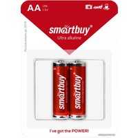 Батарейка SmartBuy Ultra Alkaline AA 2 шт. SBBA-2A02B