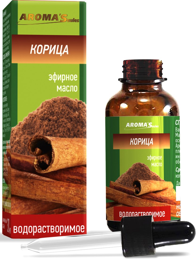 

Aroma Saules Эфирное масло Водорастворимое Корица (30 мл)