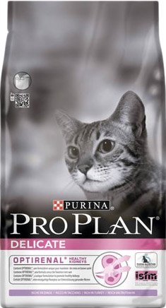 

Сухой корм для кошек Pro Plan Delicate Turkey & Rice 10 кг