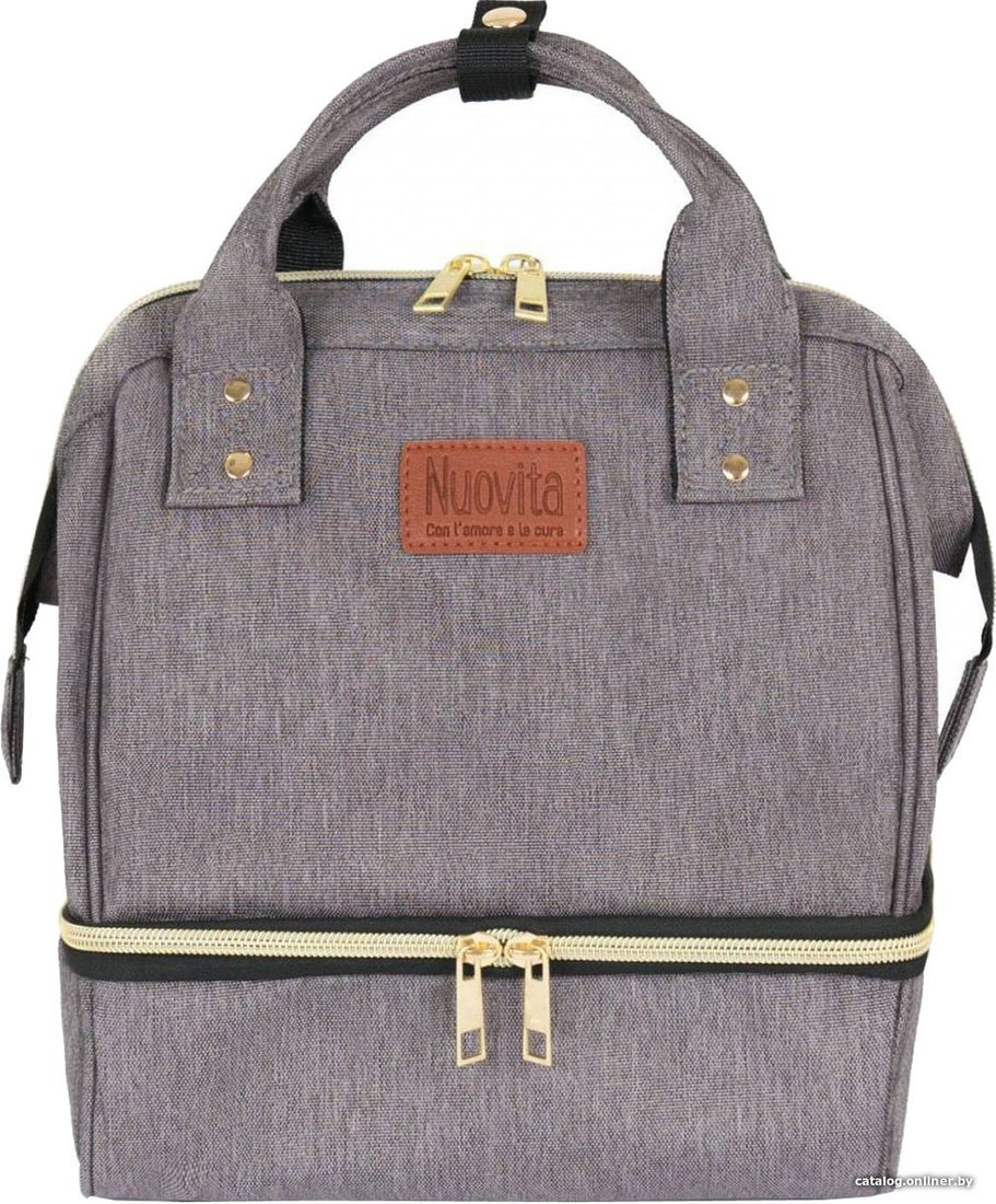 Рюкзак для мамы Nuovita Capcap Mini (коричневый)