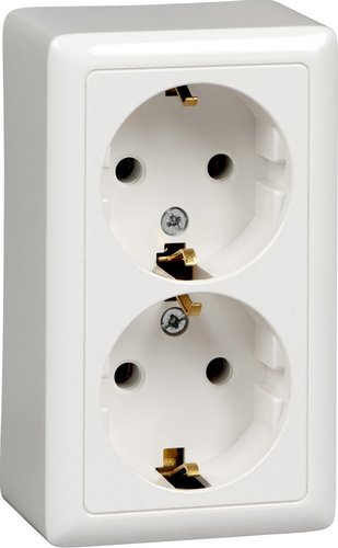 Розетка Systeme Electric Хит RA16-238I-B (белый)