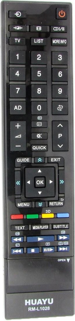

Пульт ДУ Huayu RM-L1028 для Toshiba universal