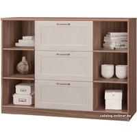 Стенка MLK Лестер гостиная (ясень шимо темный/бодега светлый) в Пинске