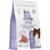 Сухой корм для собак Brit Care Mini Adult Sensitive Healthy Digestion с индейкой 400 г