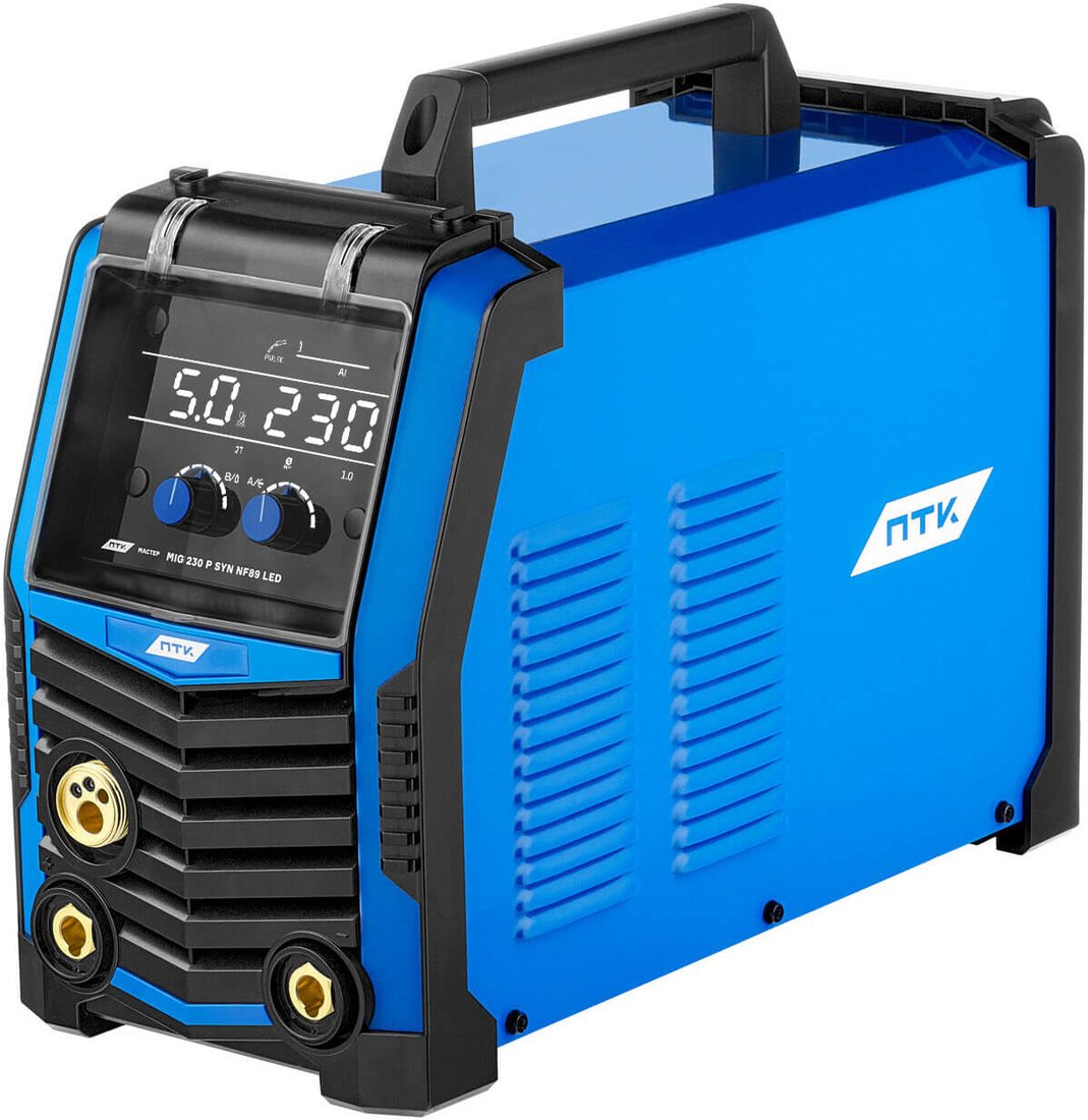 

Сварочный инвертор ПТК МАСТЕР MIG 230 P SYN NF89 LED 005.100.283