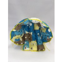 Сиденье для санок Сиденье Уют Матрас для санок (котята желтый)