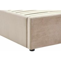 Кровать Signal Florencja Velvet Bluvel 40 140/200 (темно-бежевый)
