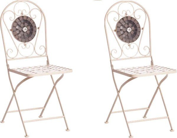 Садовый стул TetChair Secret de Maison Vicenza (2 шт, белый/плитка калейдоскоп)