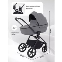 Универсальная коляска Rant Teo 2в1 RA120 (серый)