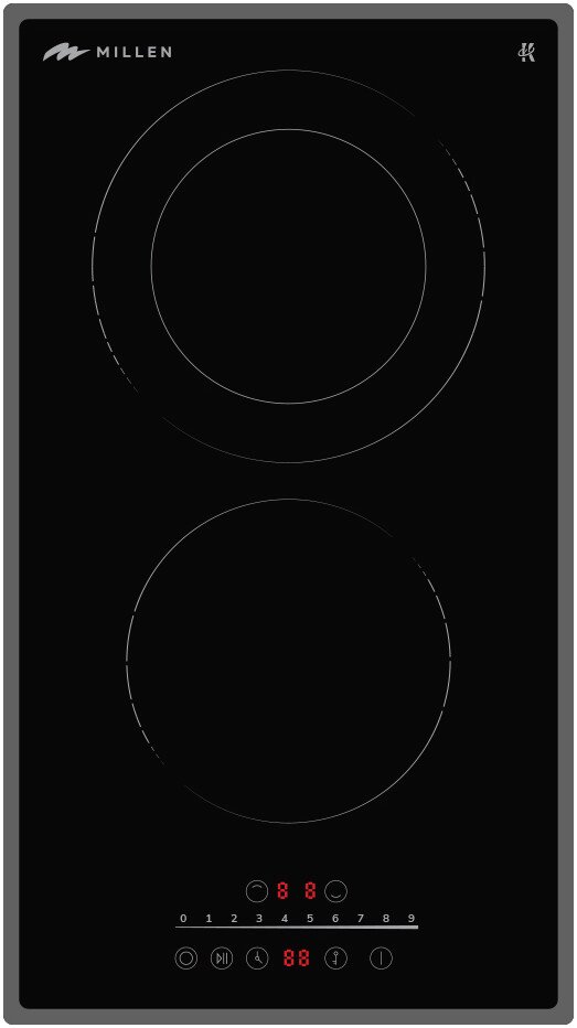 

Варочная панель Millen MEH 302 BL