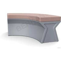 Скамейка Berkano X-seat Arc 230_019_21 (серый/кофейный)