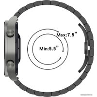 Браслет Rumi Snake металлический блочный 20 мм (красное золото)