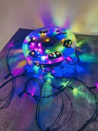 Светодиодная гирлянда Гирлянда бай Катушка (50 м, разноцветный)