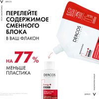  Vichy Dercos Energy+ против выпадения волос (500мл, сменный блок)