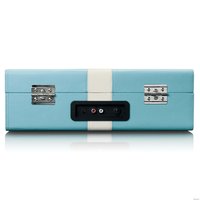 Виниловый проигрыватель Lenco TT-110 (голубой/белый)