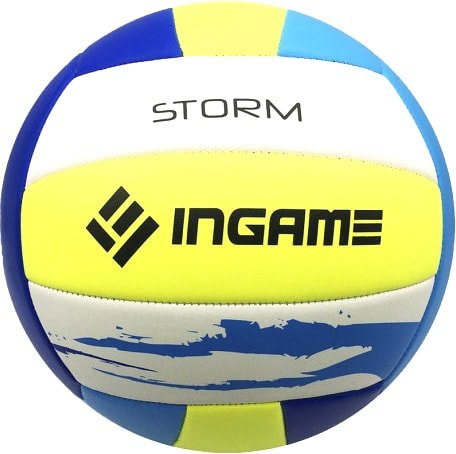 

Волейбольный мяч Ingame Storm (5 размер, белый/желтый/синий)