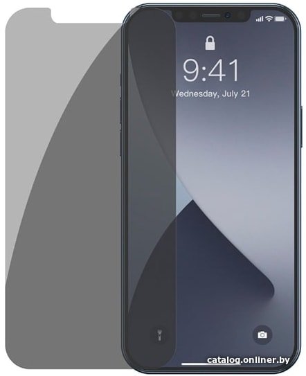 Защитное стекло Baseus Full-glass Anti-peeping Tempered для iPhone 12 Mini