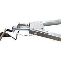 Одноосный прицеп AvtoS A25P1B тент 1200