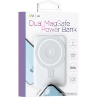Внешний аккумулятор VLP Dual MagSafe Power Bank (белый)