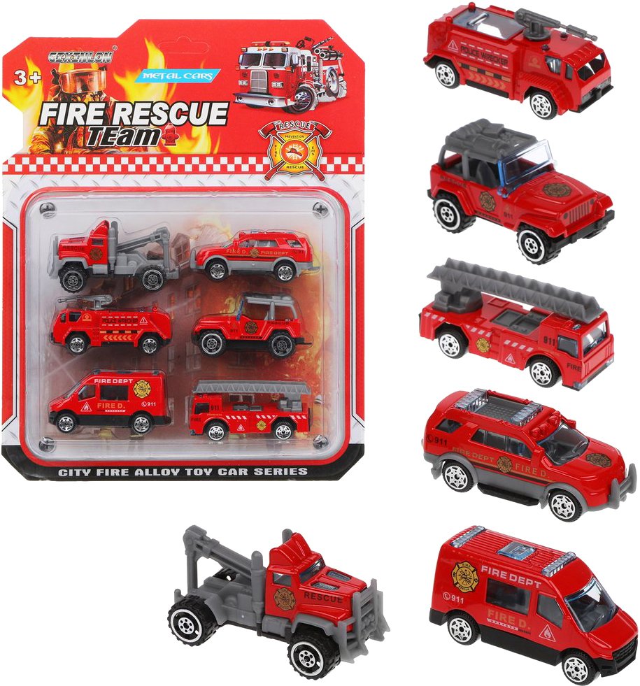 

Набор Наша Игрушка Пожарная бригада 808D