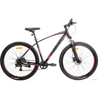 Велосипед Lorak Safe 29 Cassete р.19 (матовый чёрный/красный)