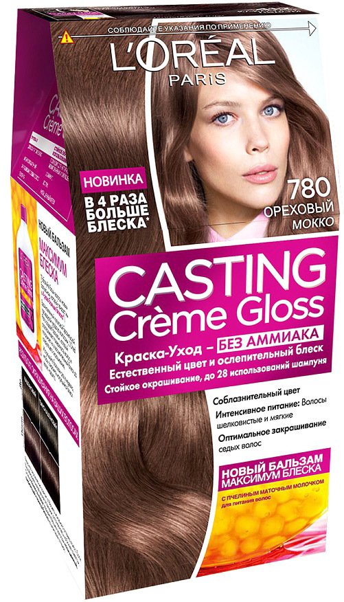 

Крем-краска для волос L'Oreal Casting Creme Gloss 780 Ореховый мокко